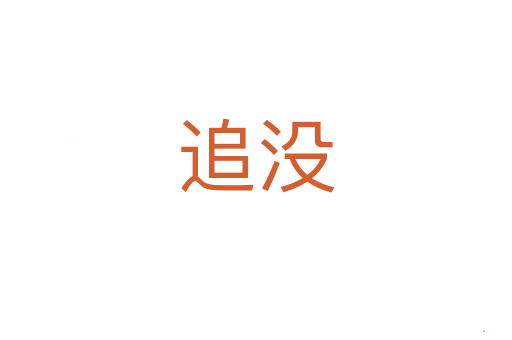 追没