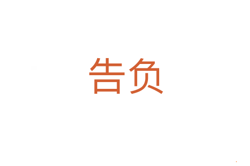 告负