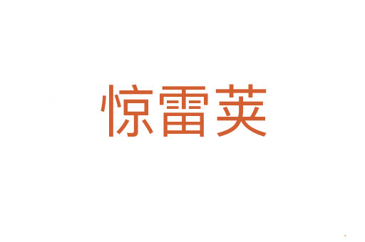 惊雷荚