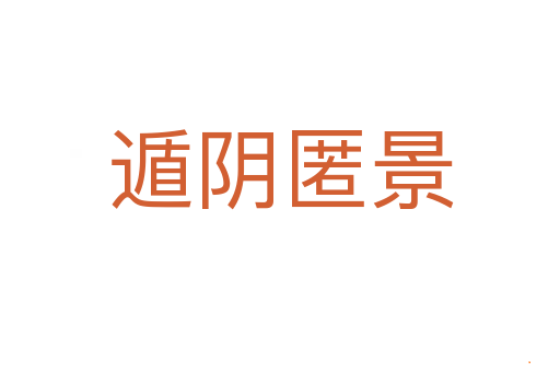 遁阴匿景