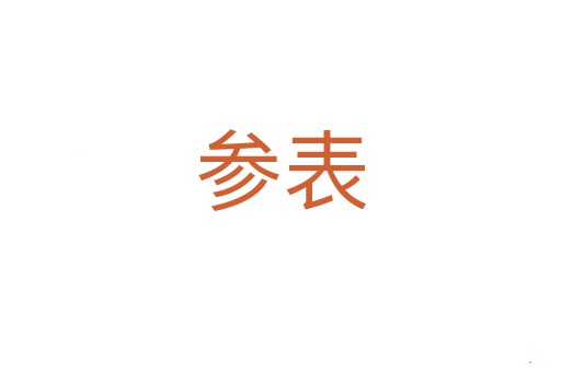 参表