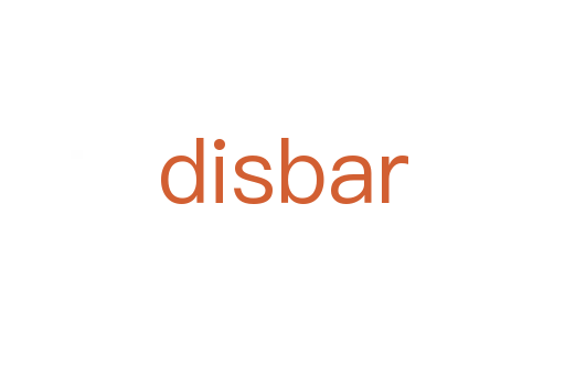 disbar