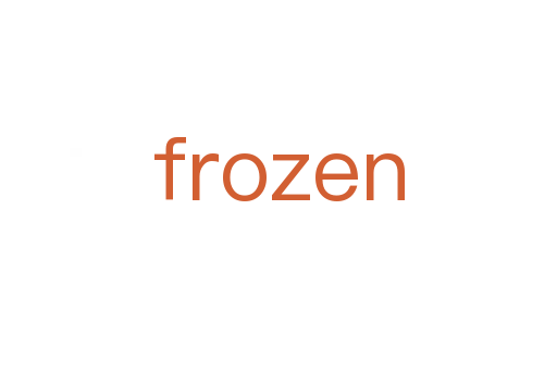 frozen