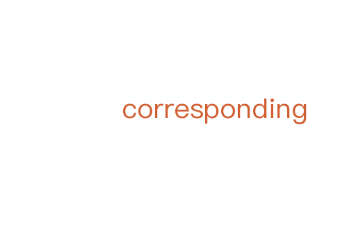 corresponding