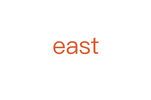 east